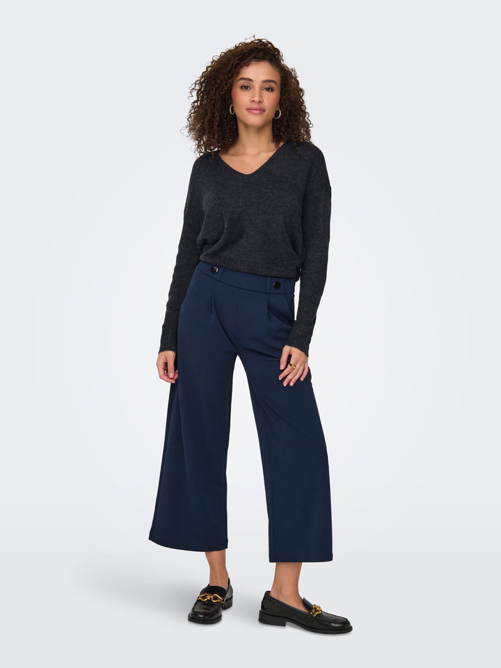 Jacqueline de Yong gebreide pullover zwart – dames