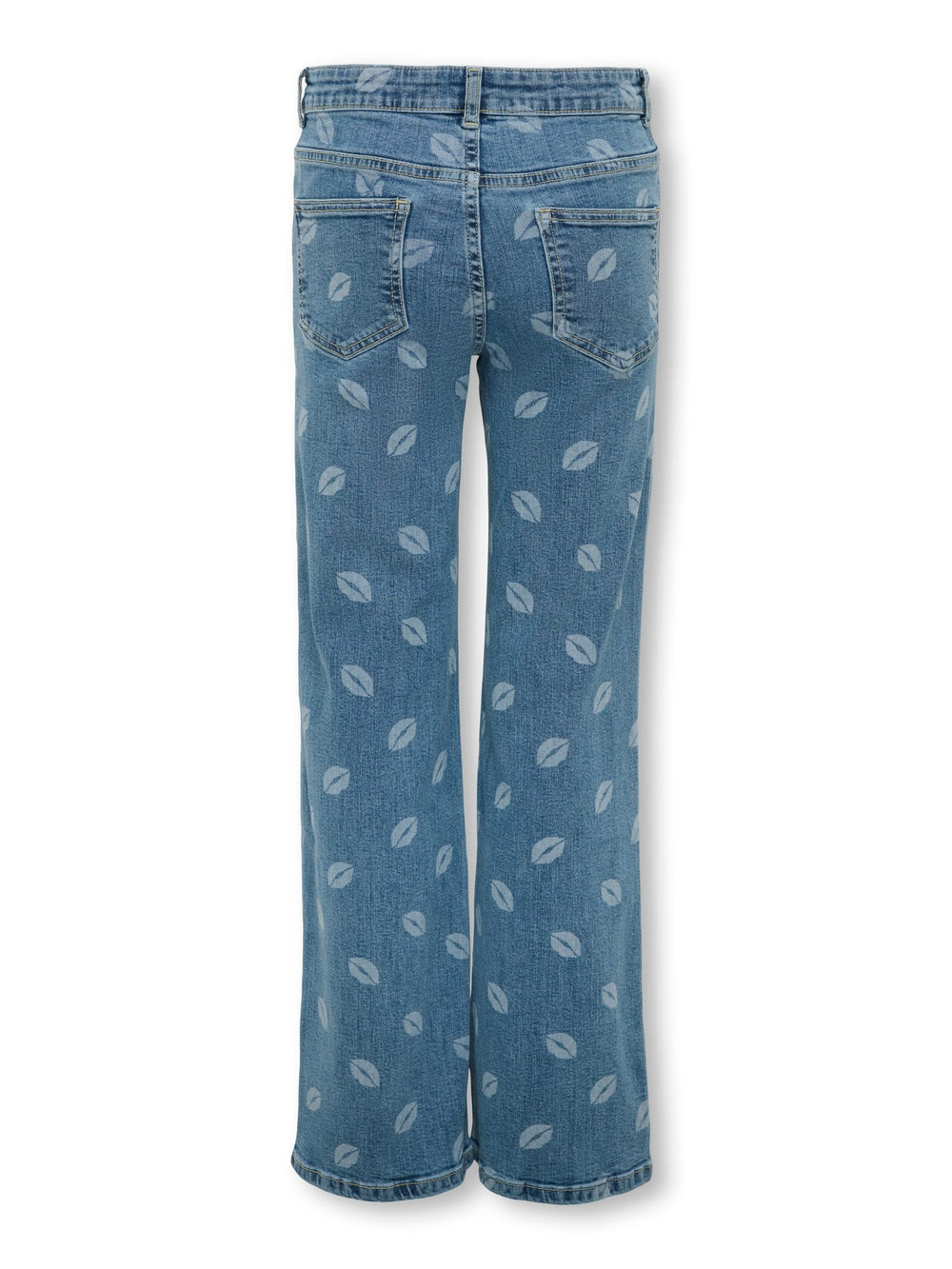 Only KOGJUICY Wide Leg Jeans blauw denim – meisjes - Blue Denim