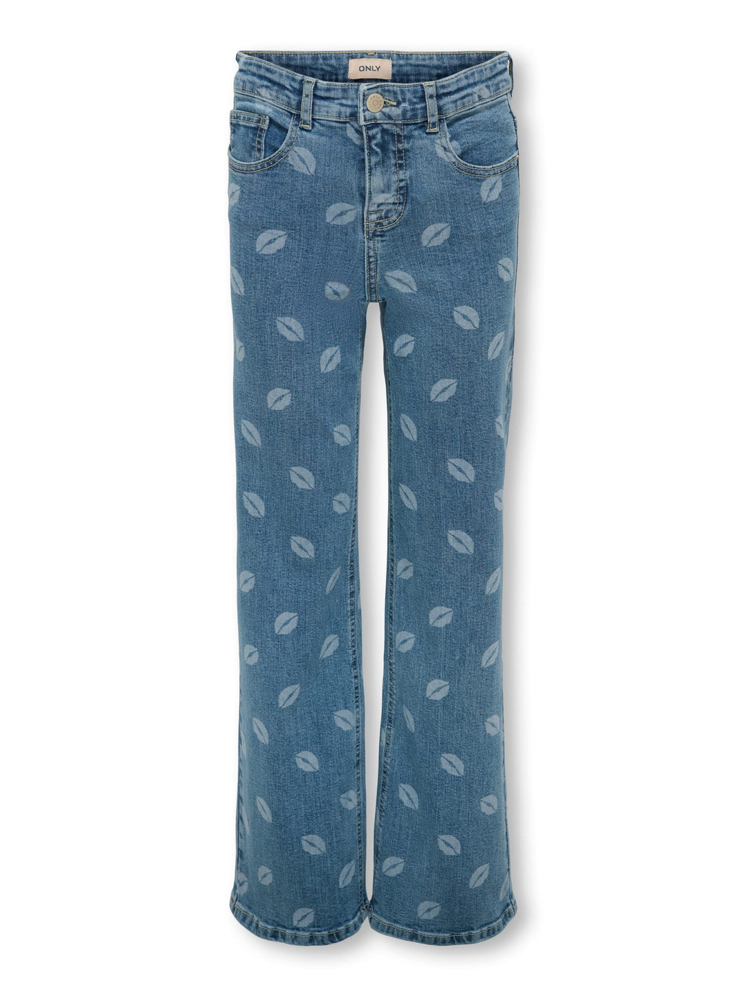 Only KOGJUICY Wide Leg Jeans blauw denim – meisjes - Blue Denim