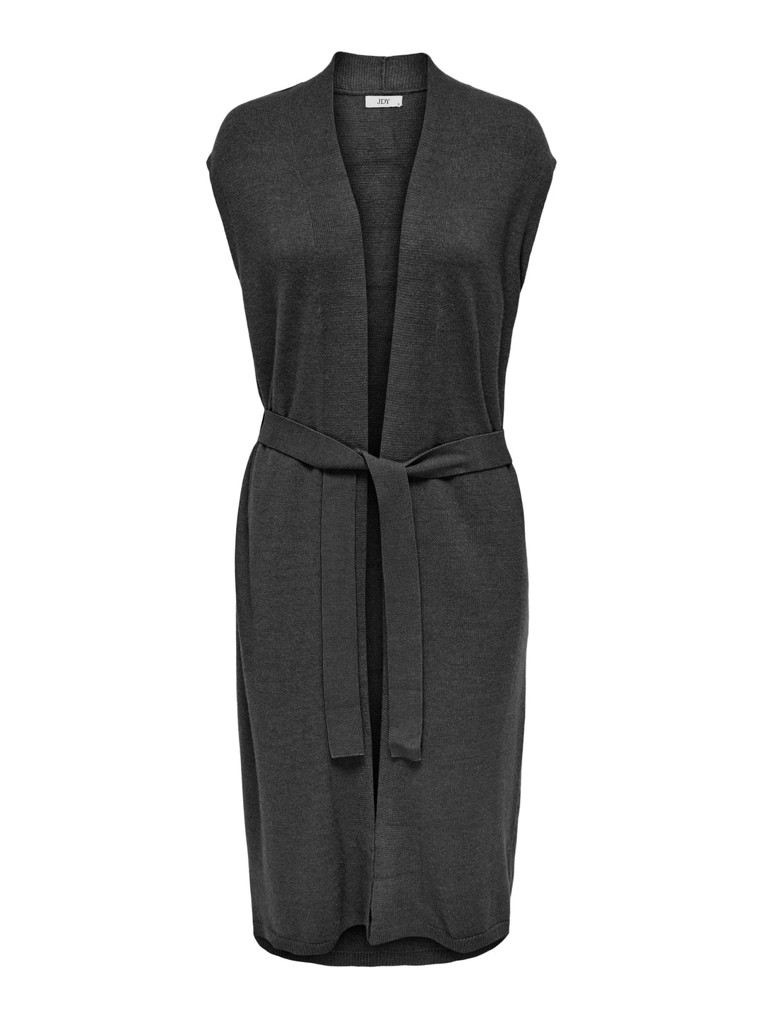 Jacqueline de Yong 15328342 Marco vest gebreid dames - Antraciet