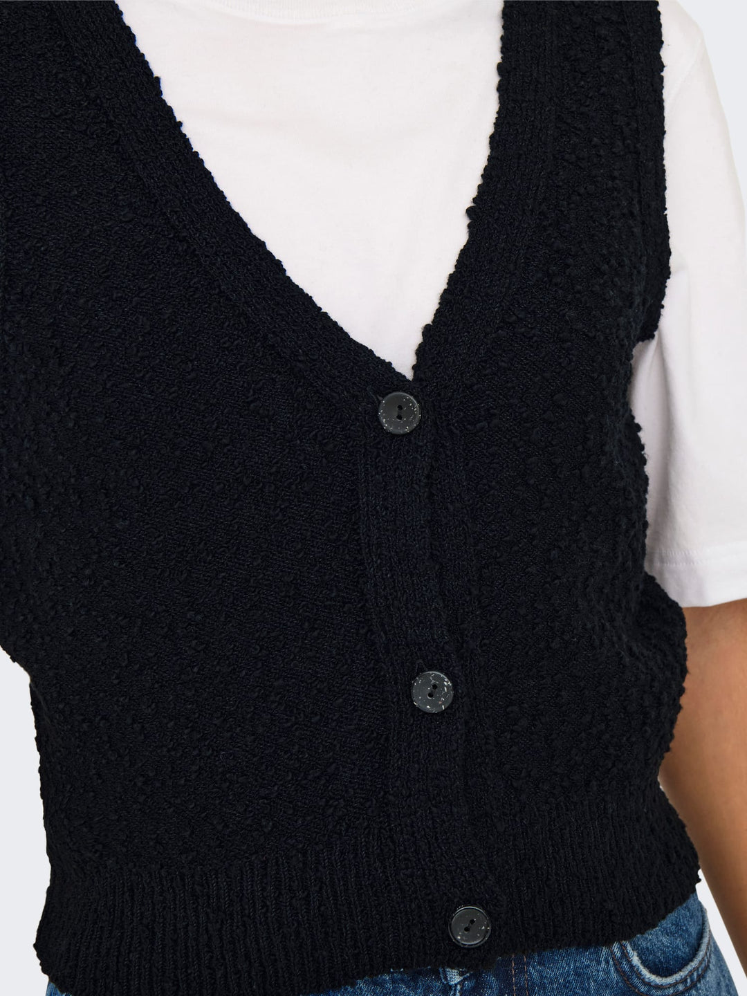 Only alvilda gilet dames zwart