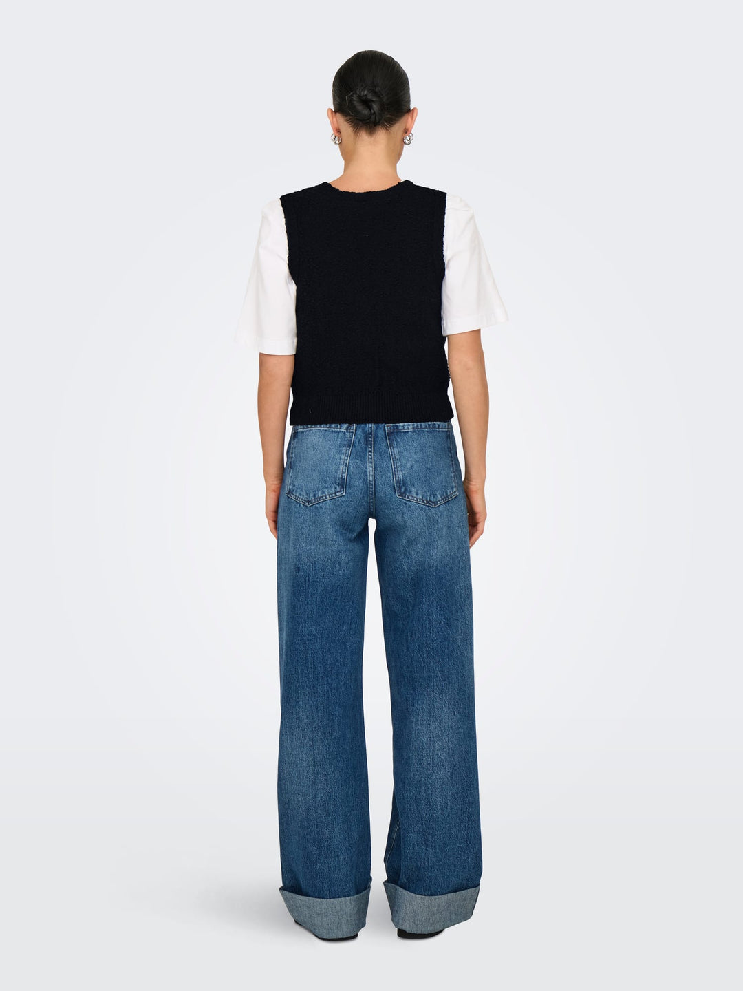 Only alvilda gilet dames zwart