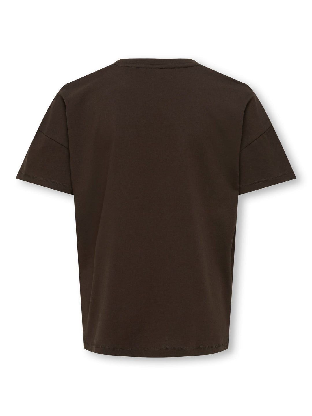 Kids Only KOGKATE LIFE SS O-NECK PEARL TOP JRS - T-shirt voor meisjes - Bruin