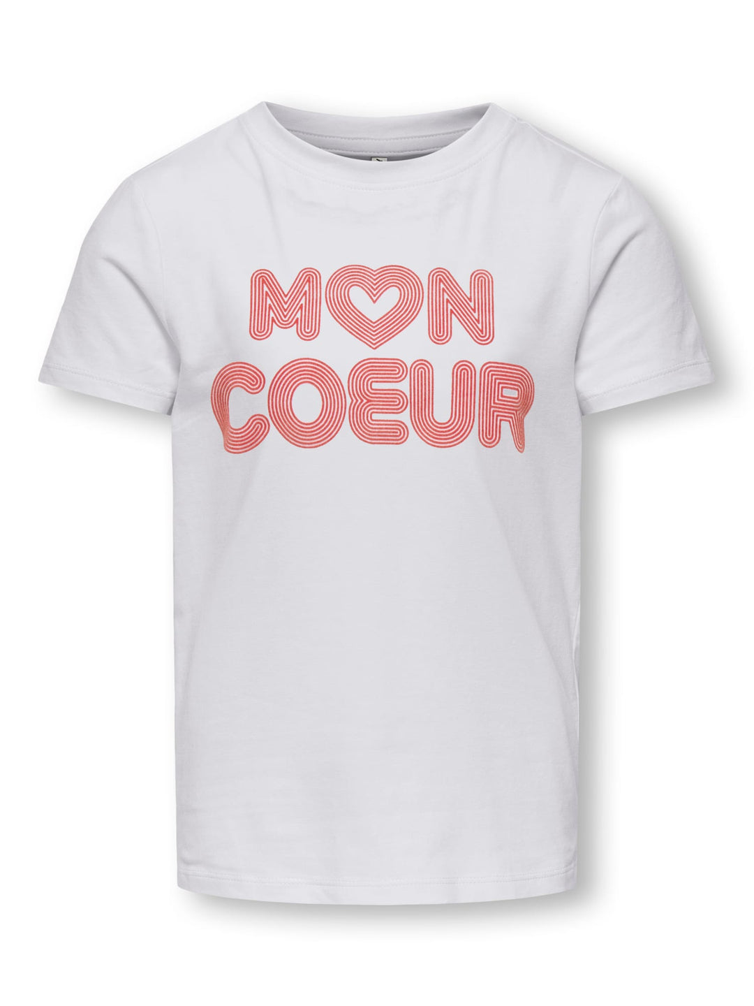 Kids Only T-shirt KOGLOTTE-ARIYA off-white – meisjes