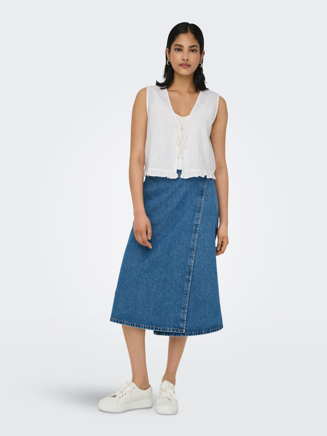 Only Jakiri gilet dames off-white