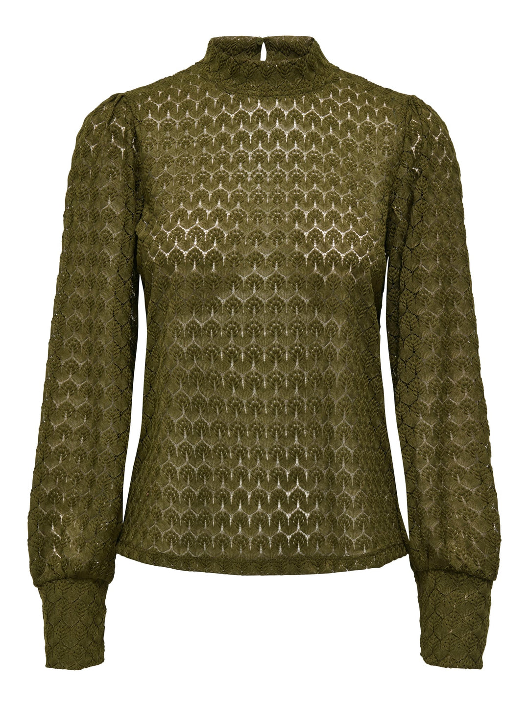 Jacqueline de Yong JDY Avery L/S Lace Top – dames - Army