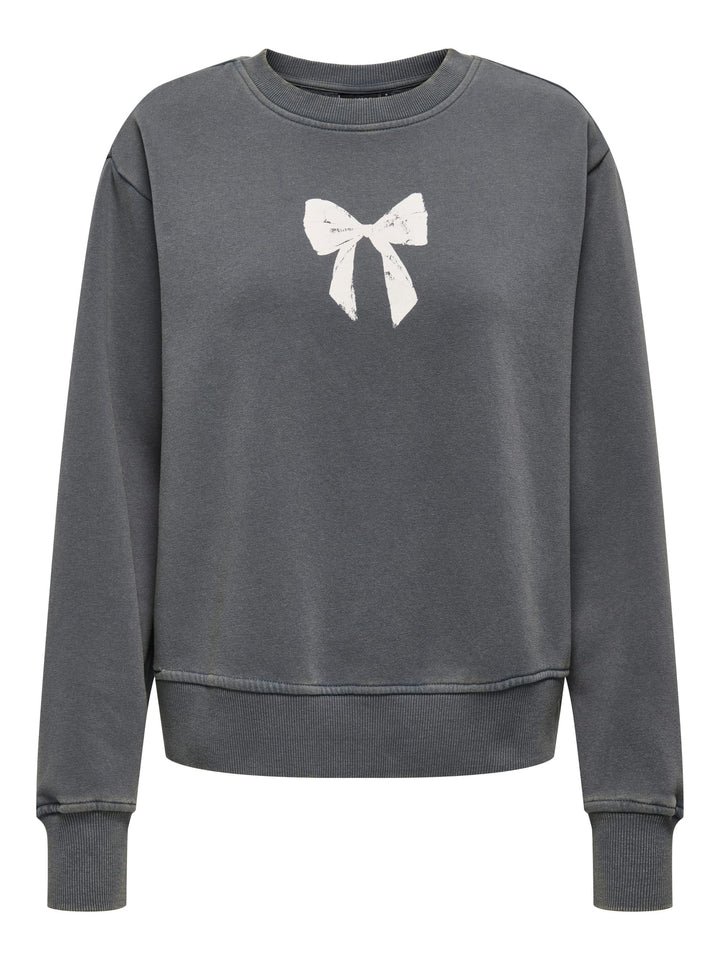 Only lucinda sweater antraciet – dames