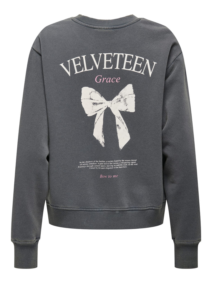 Only lucinda sweater antraciet – dames