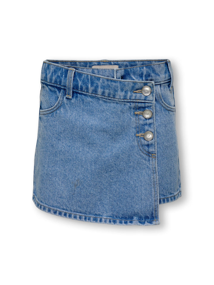 Kids Only KOGJENNY skort blauw denim – meisjes - Blue Denim