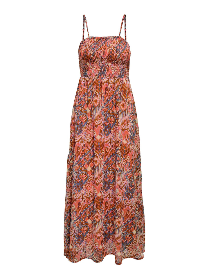 Only Elena jurk maxi dames roze dessin