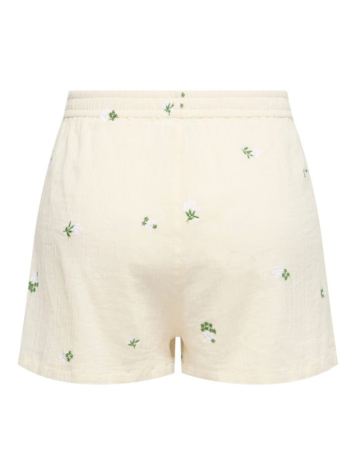 Jacqueline de Yong alba short ecru dessin – dames