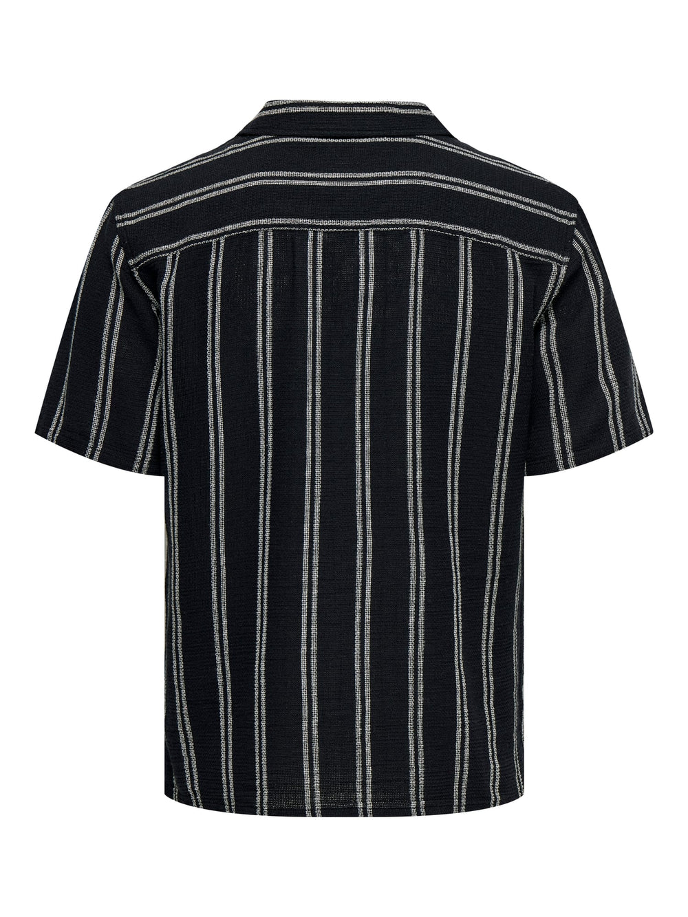 ONLY & SONS Trev overhemd k/m heren - blauw dessin
