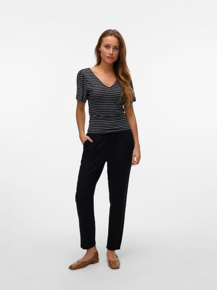 VERO MODA 7/8 broek dames zwart – VMJESMILO MW ANKLE PANTS