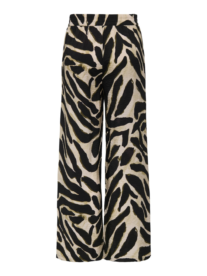 Jacqueline de Yong 15354007 jasmine lange broek dames - Zwart Dessin