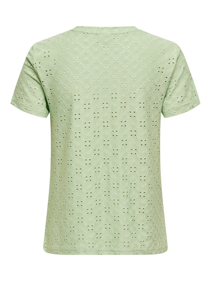 Jacqueline de Yong Cathinka T-shirt olijf – dames