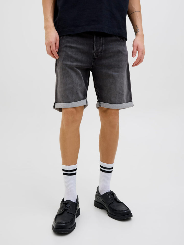 Jack & Jones Rick short denim zwart – heren - Black Denim