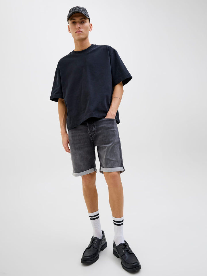 Jack & Jones 12269501 Rick short denim zwart – heren - Black Denim