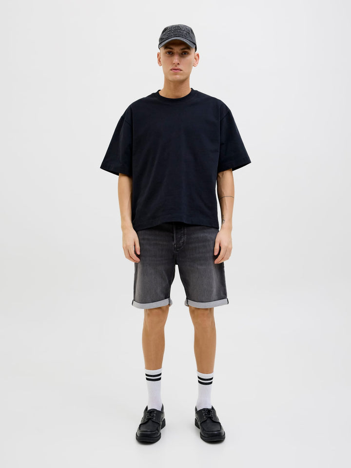 Jack & Jones Rick short denim zwart – heren - Black Denim