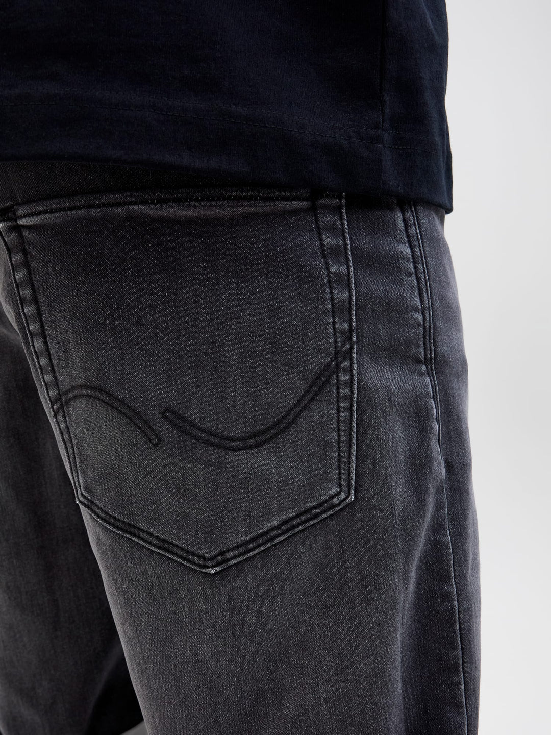 Jack & Jones Rick short denim zwart – heren - Black Denim