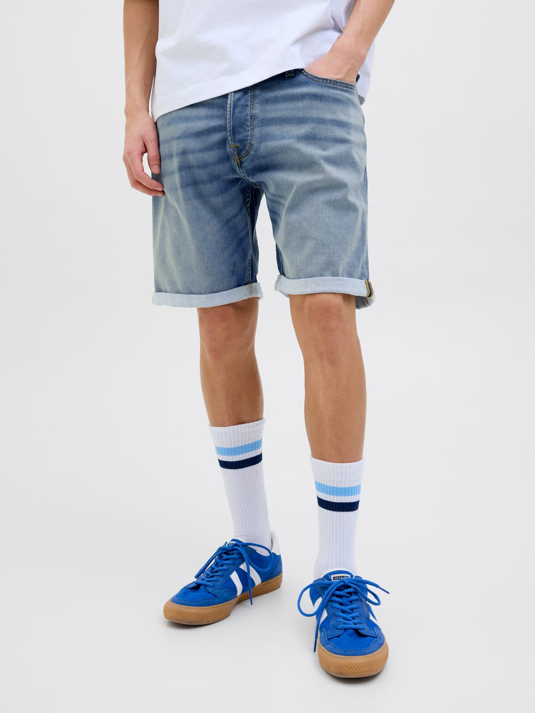 Jack & Jones Rick denim shorts – heren - Blue Denim