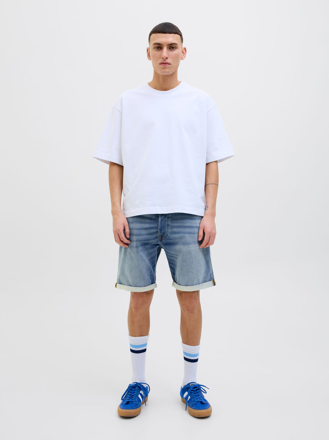 Jack & Jones Rick denim shorts – heren - Blue Denim
