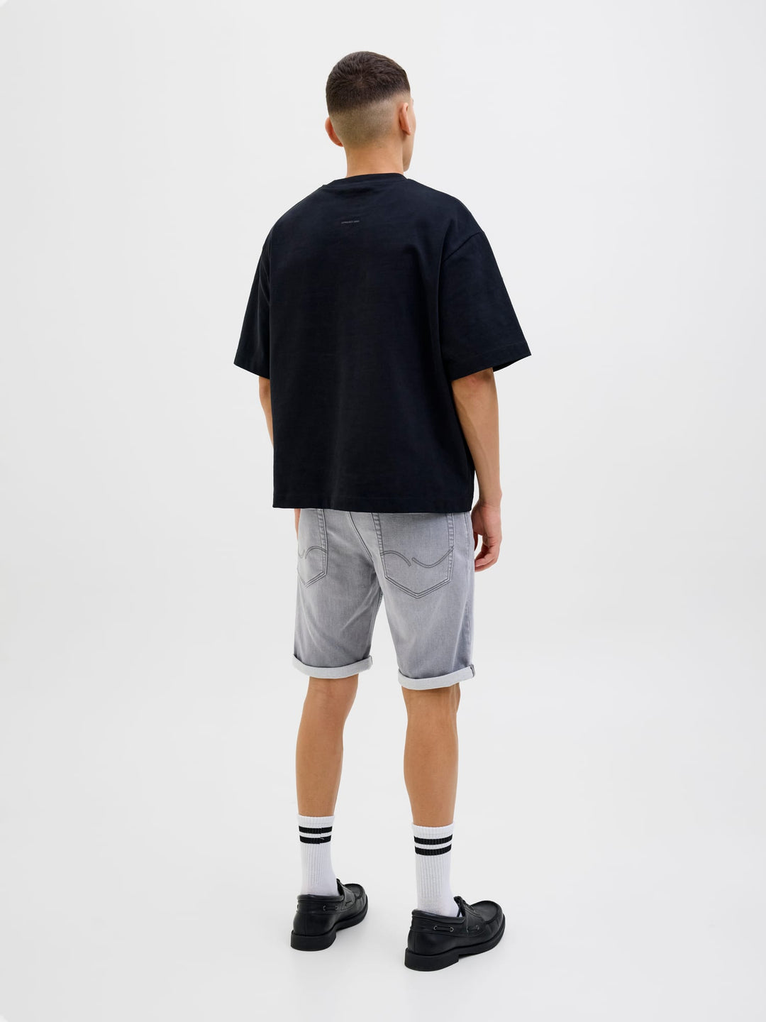 Jack & Jones Rick short denim heren – grey denim