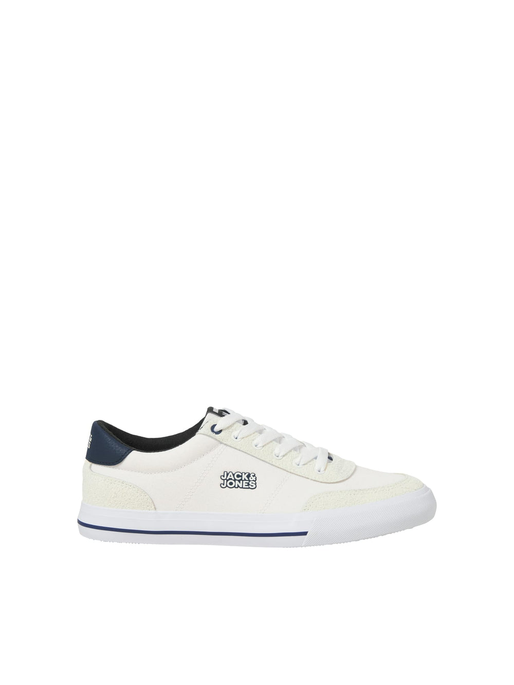 Jack & Jones 12270027 rob sneakers heren wit dessin