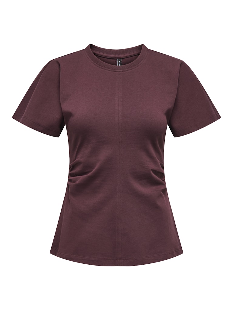 Only 15365258 Marie T-shirt bordeaux – dames
