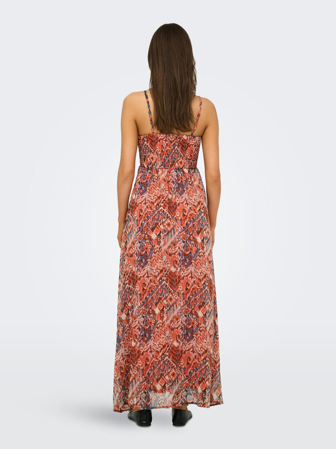 Only Elena jurk maxi dames roze dessin