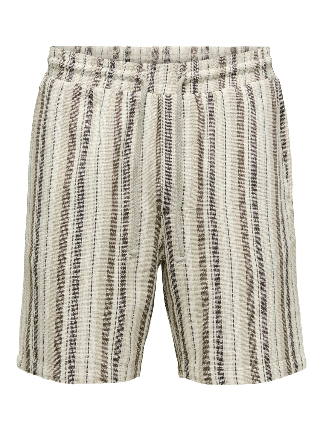 ONLY & SONS Trev short heren bruin dessin