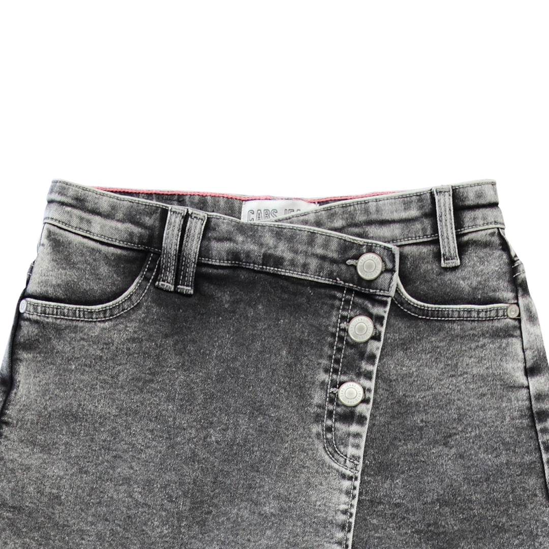 Cars Girls Denim Short Londy – meisjes short - Black Denim