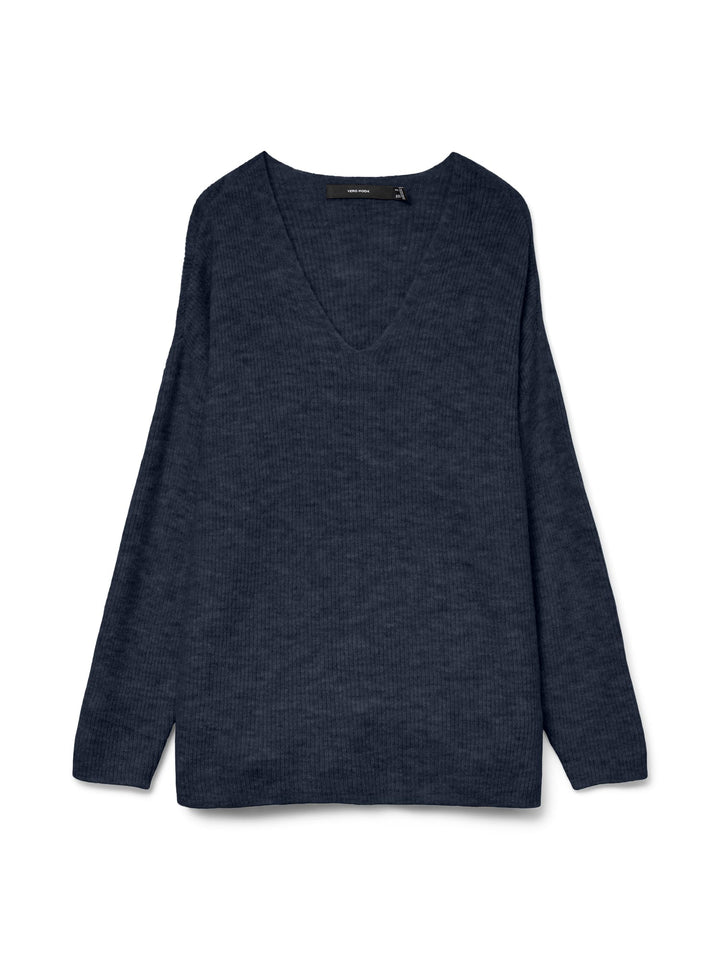 VERO MODA Crewlefile trui navy – dames