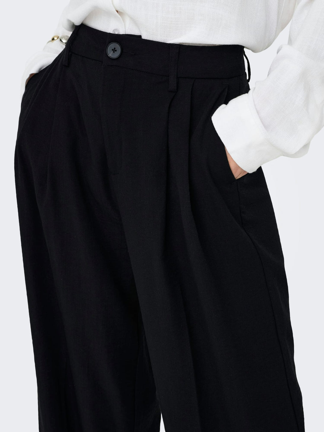 Jacqueline de Yong 15354011 River lange broek – dames - Zwart