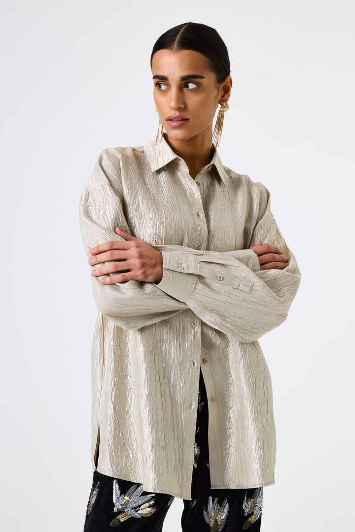 Garcia woman blouse K50030 goudkleurig – dames