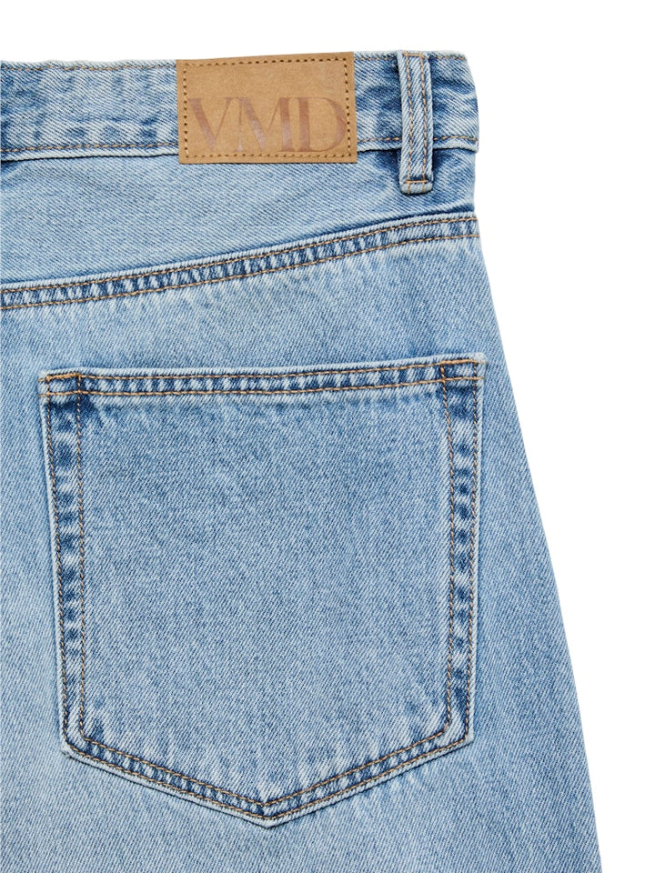 VERO MODA VMZELDA HR BAREEL JEANS – dames loose fit - Blue Denim - L32