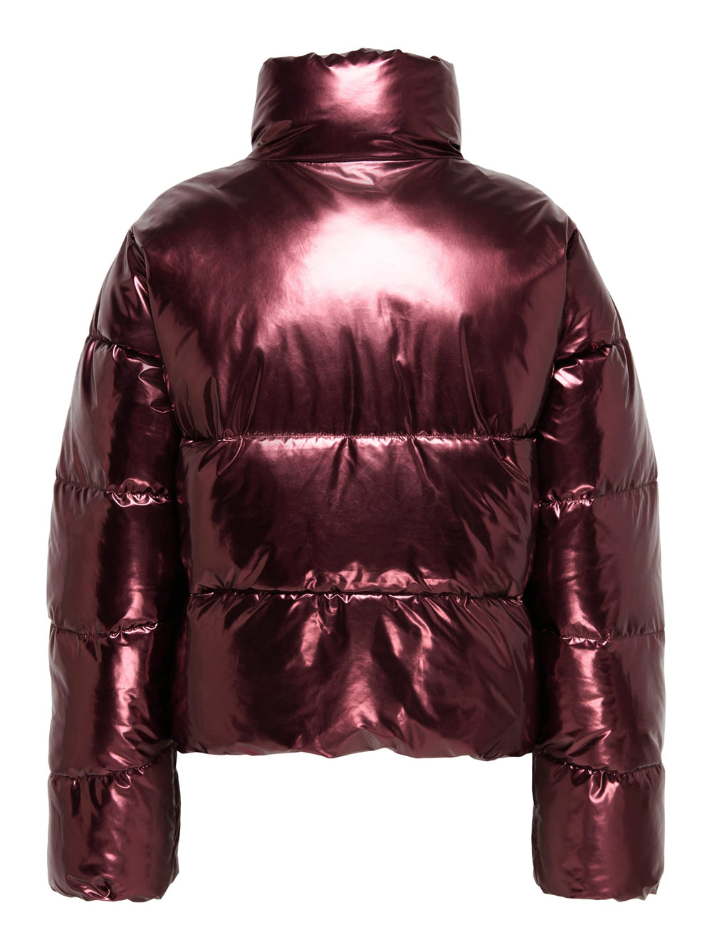 Only 15330925 Pearl puffer jacket cerise – dames