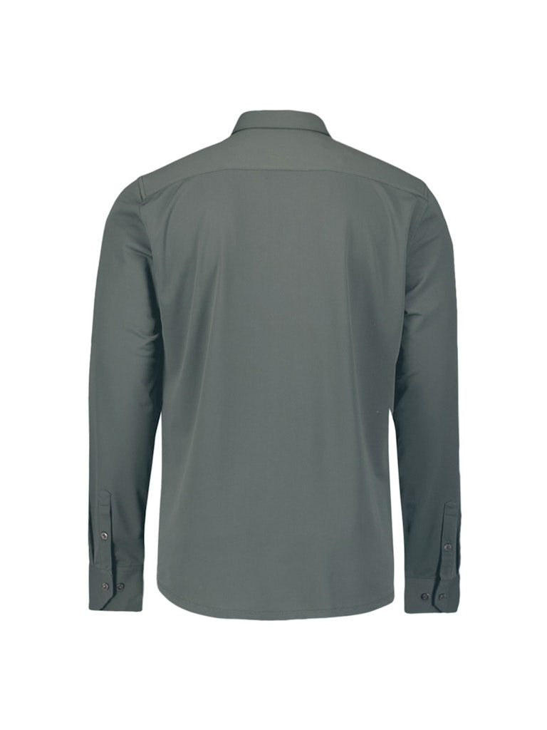 No Excess Shirt Jersey Travel steel – heren overhemd l/m
