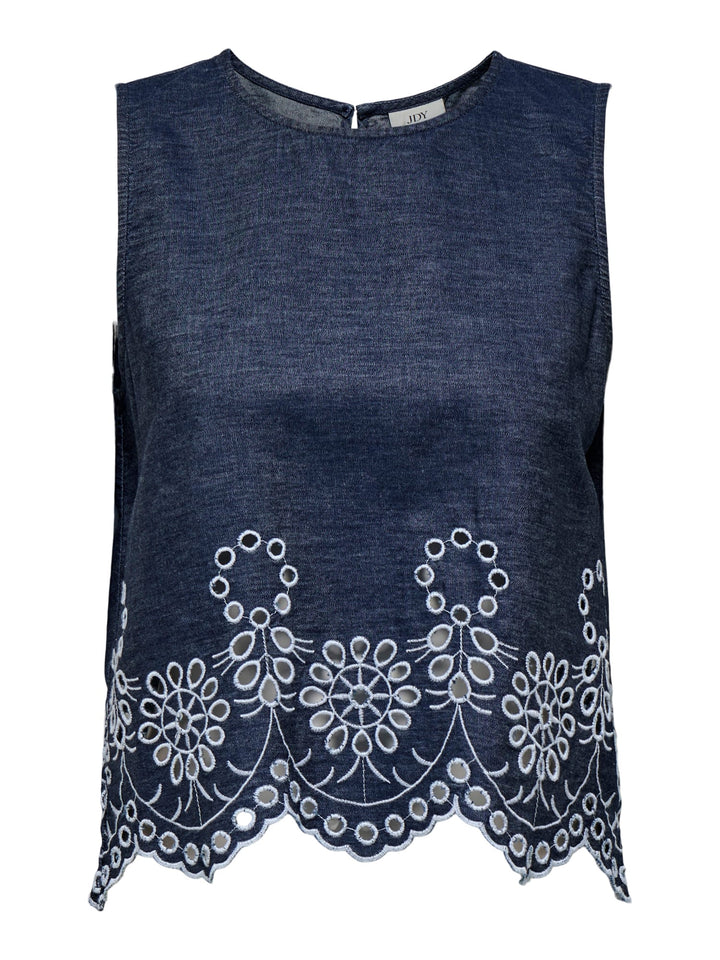 jacqueline de yong 15352788 Margot singlet blue denim