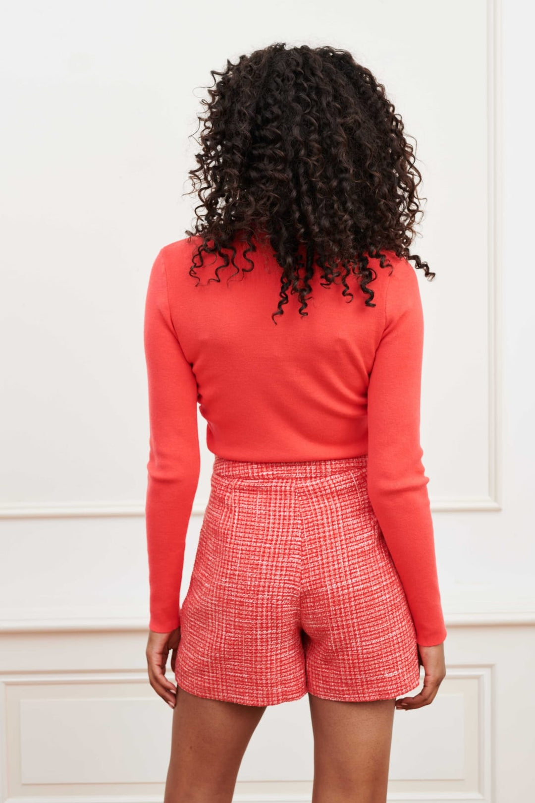Lofty Manner QA08.1-KW C soof – dames sweater rood