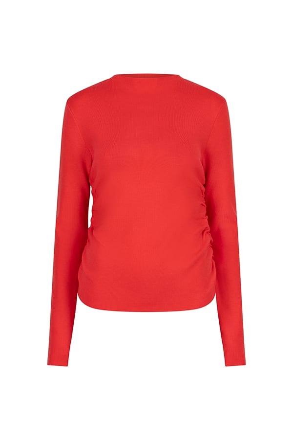 Lofty Manner QA08.1-KW C soof – dames sweater rood