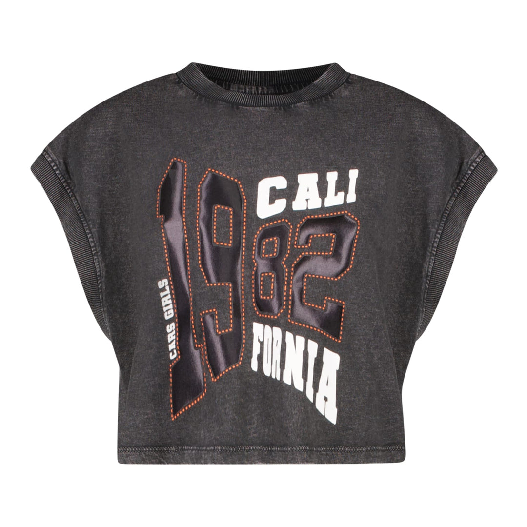 cars girls T-shirt zwart – meisjes