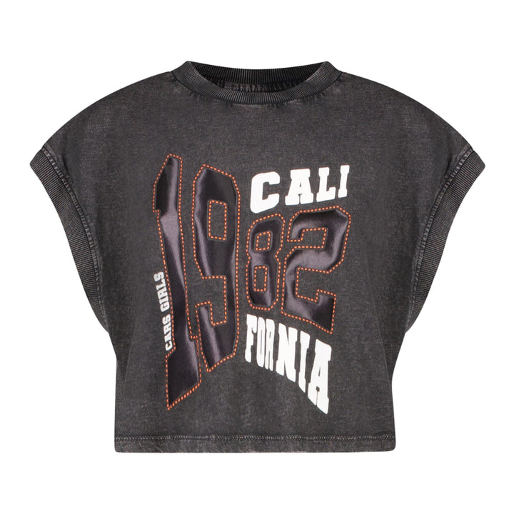 cars girls T-shirt zwart – meisjes