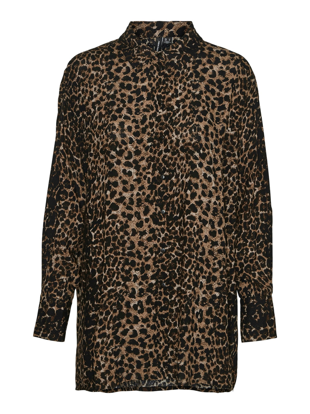 VERO MODA 10281016 Kittie blouse l/m bruin dessin