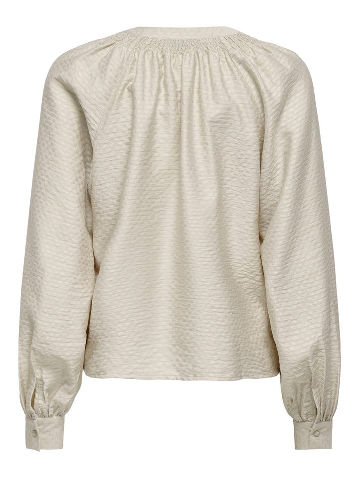 Jacqueline de Yong Leah blouse zand – dames