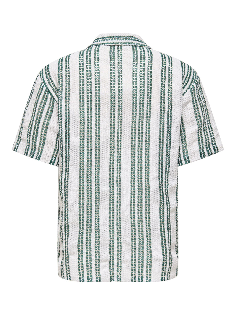 ONLY & SONS Dani overhemd k/m heren – wit dessin
