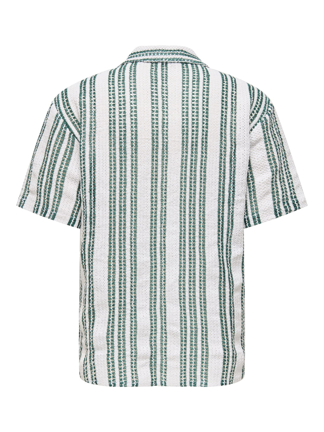 ONLY & SONS Dani overhemd k/m heren – wit dessin