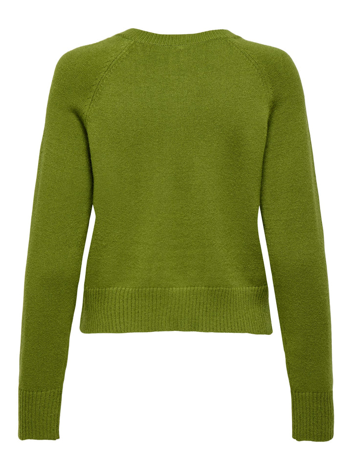 Only ONLKATIA gebreid vest groen – dames