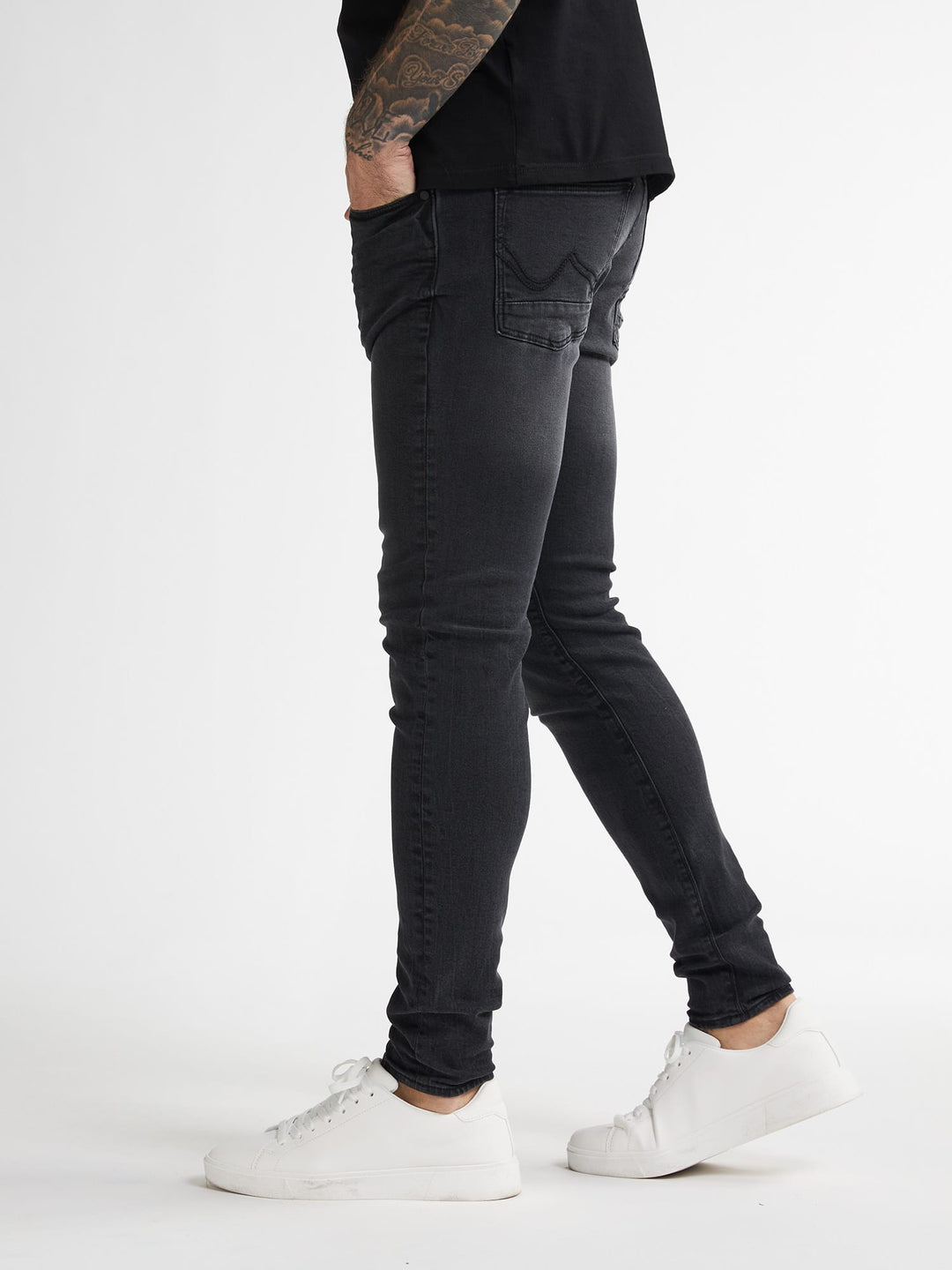 Petrol men Nash 9702 jeans slim fit black denim – heren - L34