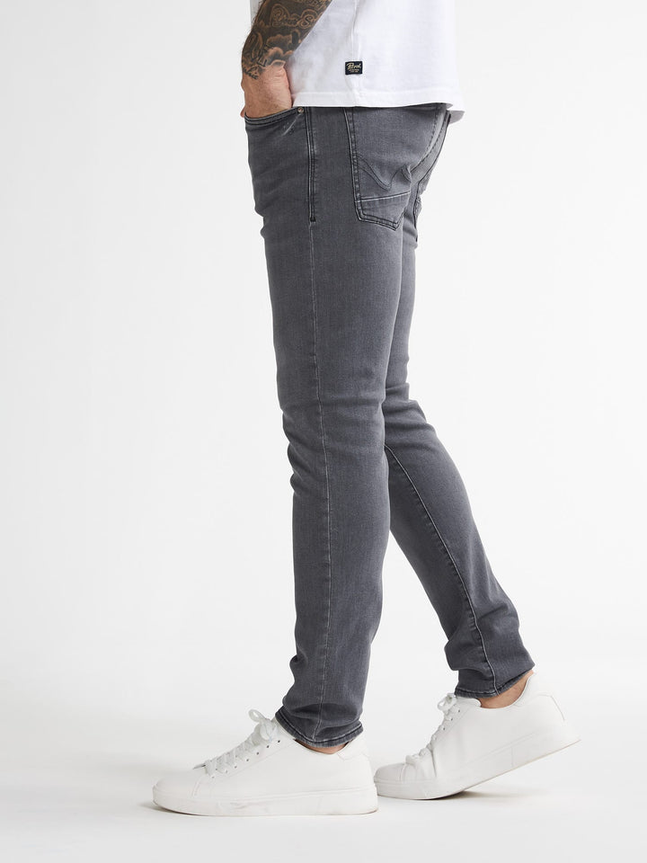 Petrol men Seaham FP 9700 jeans slim fit heren - Grey Denim - L34