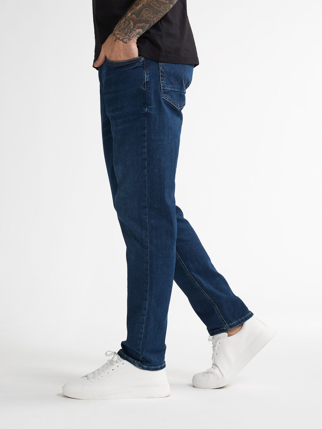 Petrol men RUSSEL Classic 5755 jeans tapered fit heren - Blue Denim - L32
